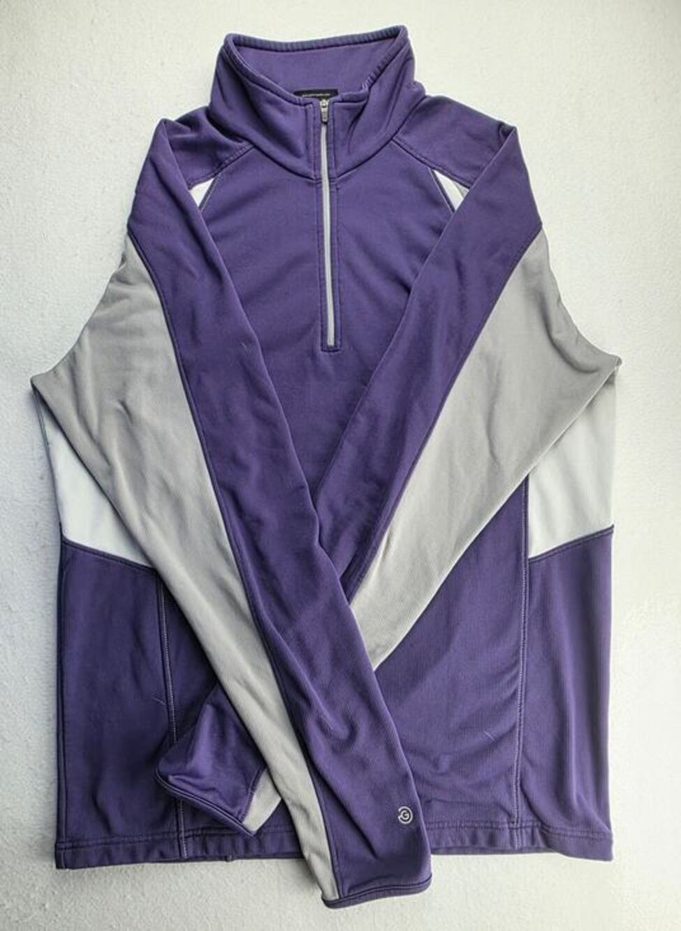 Galvin Green 3/4 Zip Pullover Sweater Purple Size Large